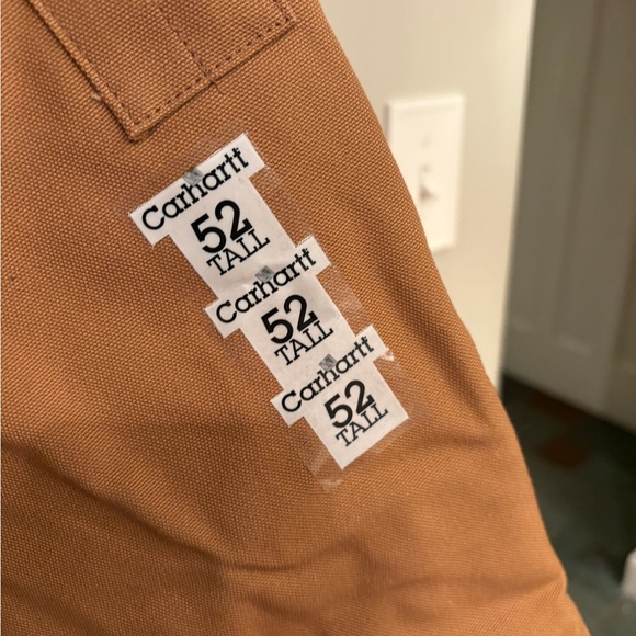 NWT Vintage Carhartt Duck Coverall Quilt Lined Made in USA 52 Tall - Picture 3 of 14